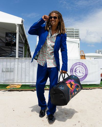 MIAMI BEACH POLO COLLAB DUFFLE (BLACK) | Sprayground Online