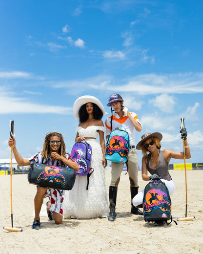 MIAMI BEACH POLO COLLAB DUFFLE (BLACK) | Sprayground Online