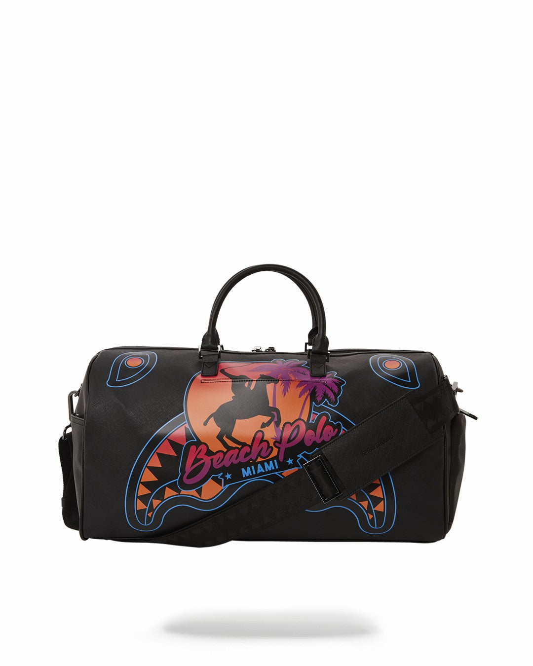 MIAMI BEACH POLO COLLAB DUFFLE (BLACK) | Sprayground Online