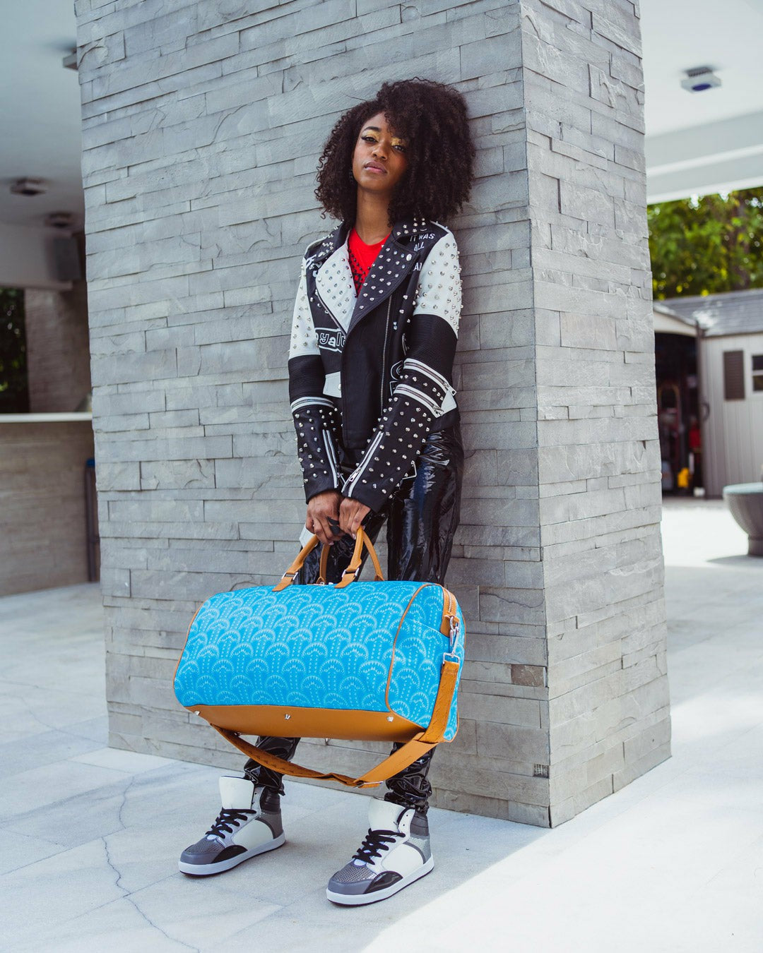 ILLUCHAINS TURQ DUFFLE | Sprayground US