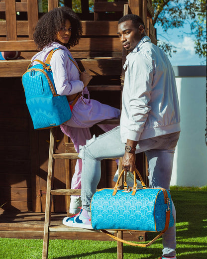 ILLUCHAINS TURQ DUFFLE | Sprayground US