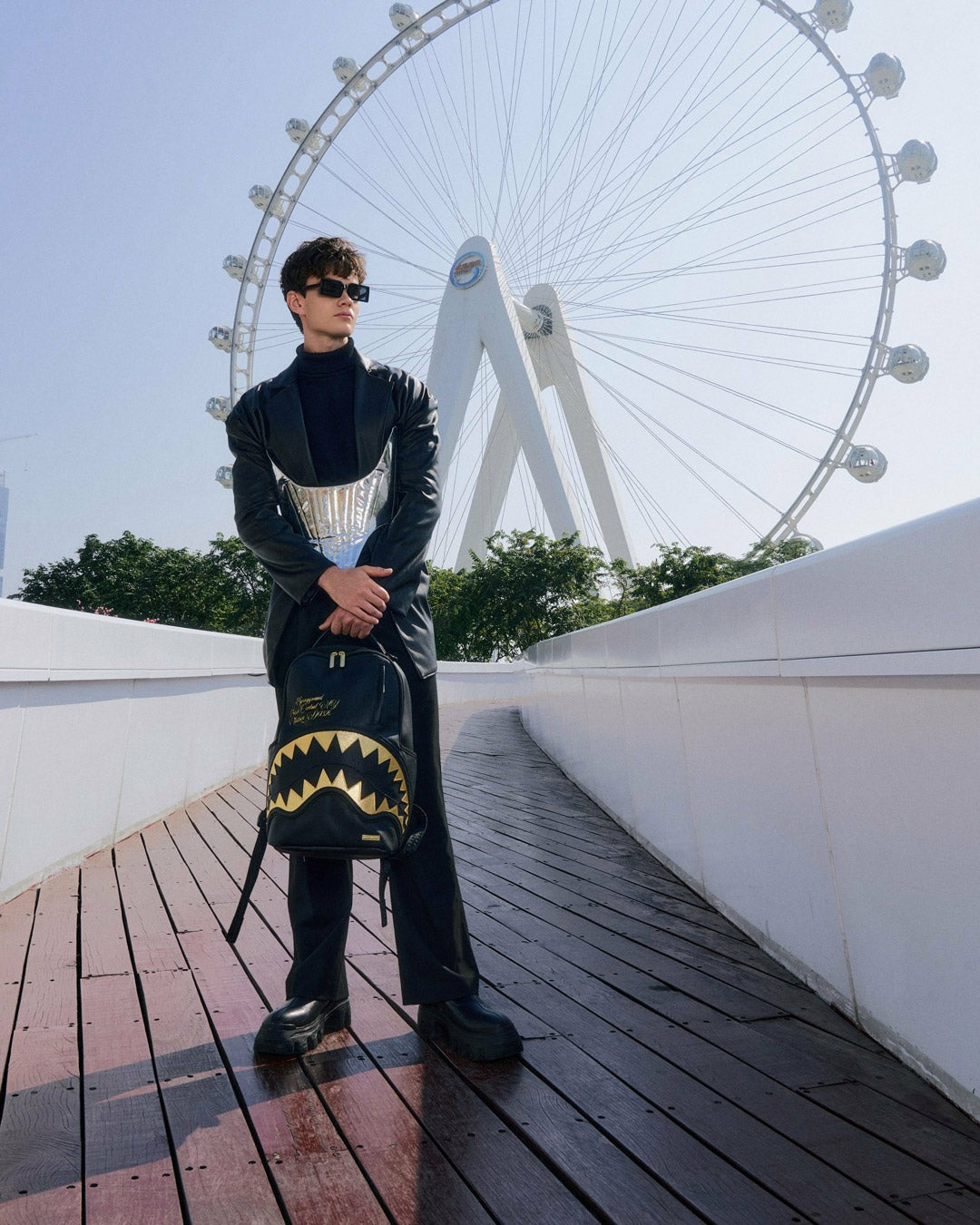 SHARK CENTRAL GILDED BITE BACKPACK | Sprayground US