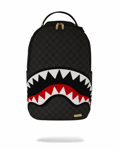 LIGHTS OUT SHARKS IN PARIS CHENILLE SHARK BACKPACK | Sprayground Discount