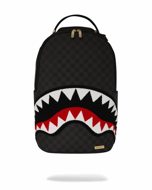 LIGHTS OUT SHARKS IN PARIS CHENILLE SHARK BACKPACK | Sprayground Discount