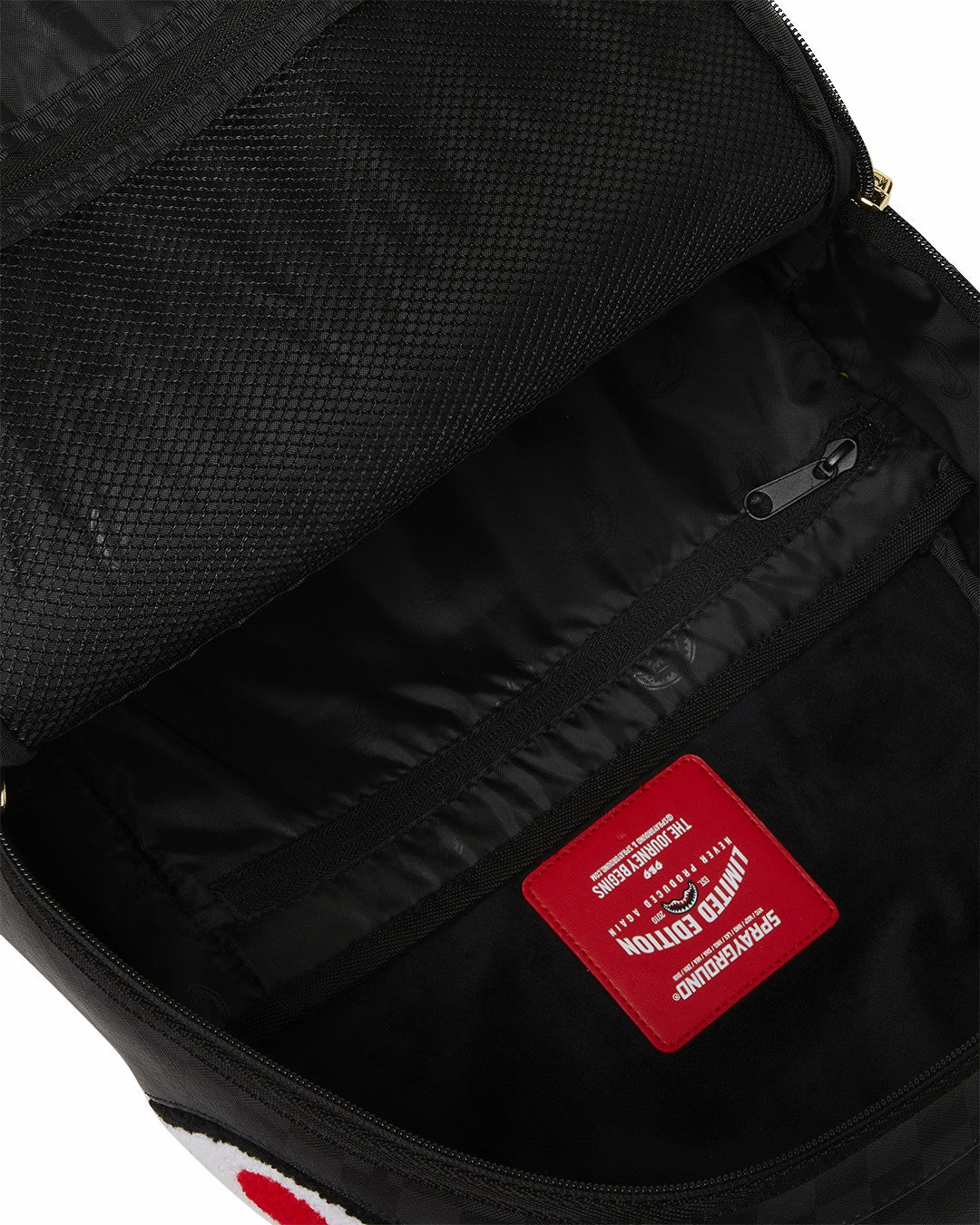 LIGHTS OUT SHARKS IN PARIS CHENILLE SHARK BACKPACK | Sprayground Discount