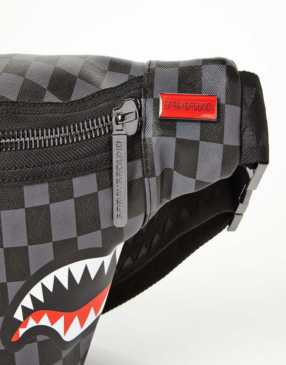 SHARKS IN PARIS (BLACK CHECKERED EDITION) CROSSBODY | Sprayground Near Me