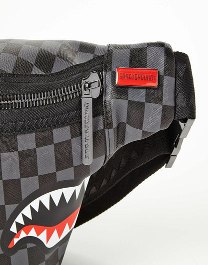 SHARKS IN PARIS (BLACK CHECKERED EDITION) CROSSBODY | Sprayground Near Me
