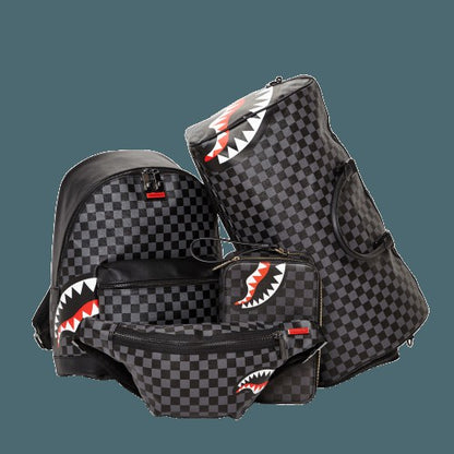 SHARKS IN PARIS (BLACK CHECKERED EDITION) CROSSBODY | Sprayground Near Me