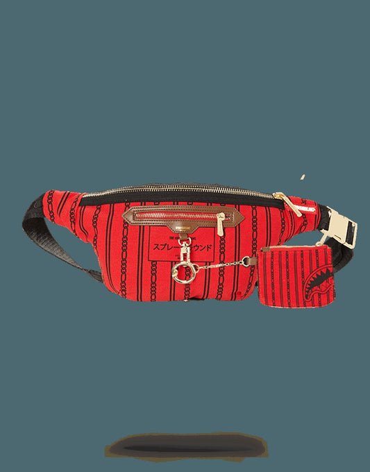 REVERSE SHARKS IN PARIS CROSSBODY (RED) | Sprayground Discount