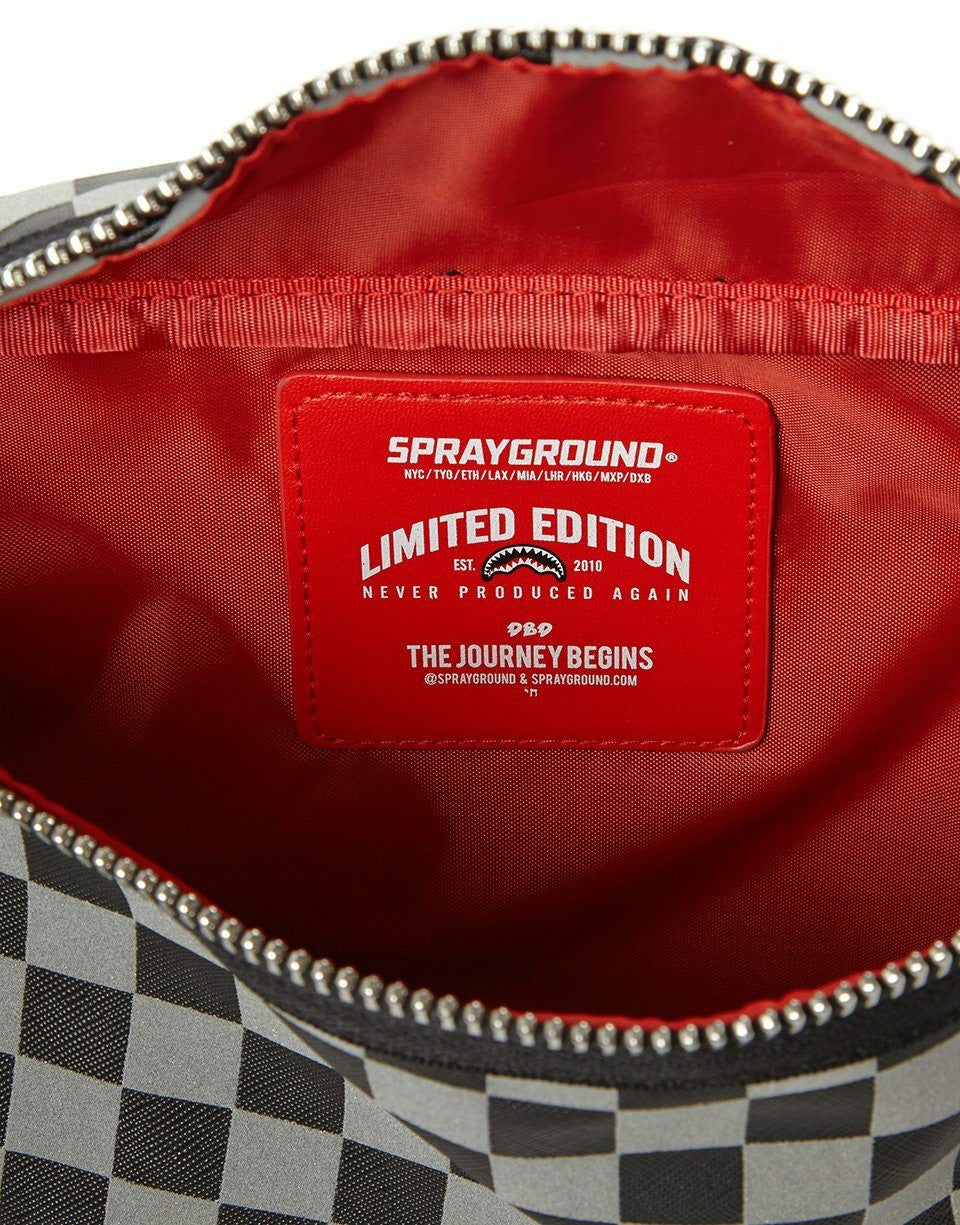 REFLECTIVE SHARKS IN PARIS CROSSBODY | Sprayground for sale