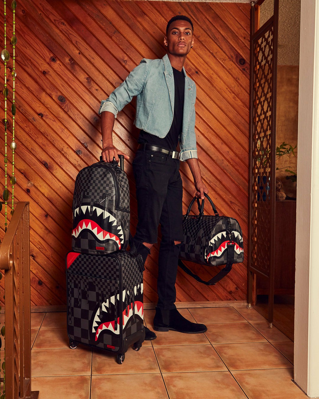 XTC GREY SHARKS IN PARIS DUFFLE | Sprayground Online