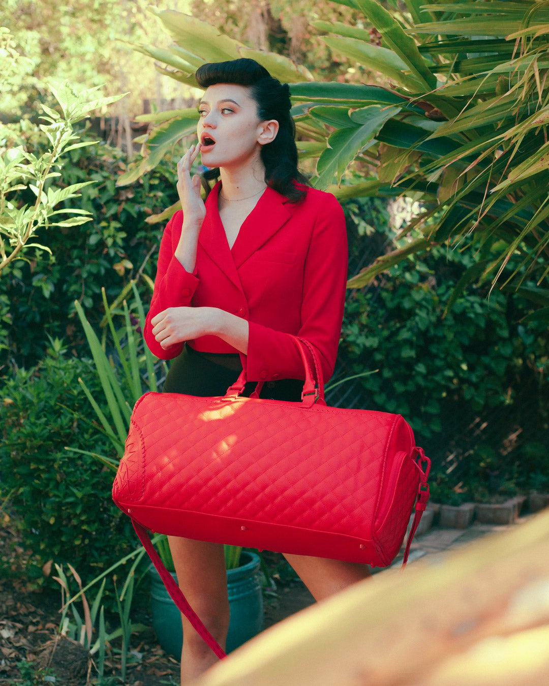 RED RIVIERA EMPEROR DUFFLE | Sprayground Near Me
