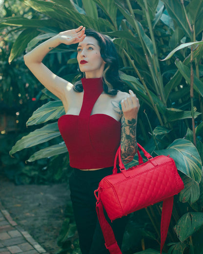 RED RIVIERA MINI DUFFLE | Sprayground sale
