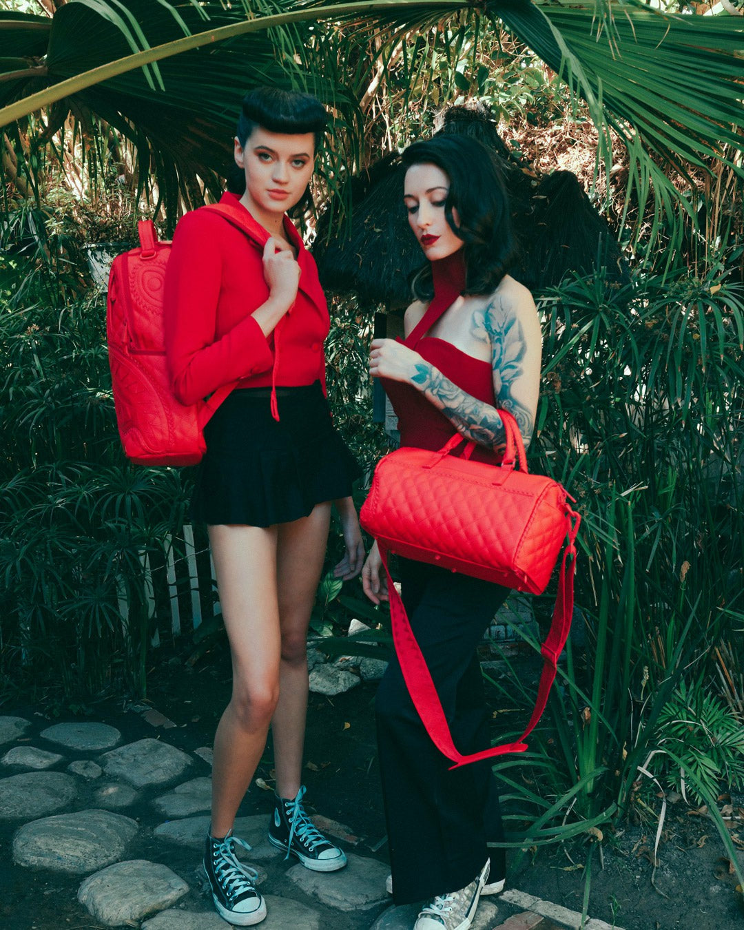 RED RIVIERA MINI DUFFLE | Sprayground sale