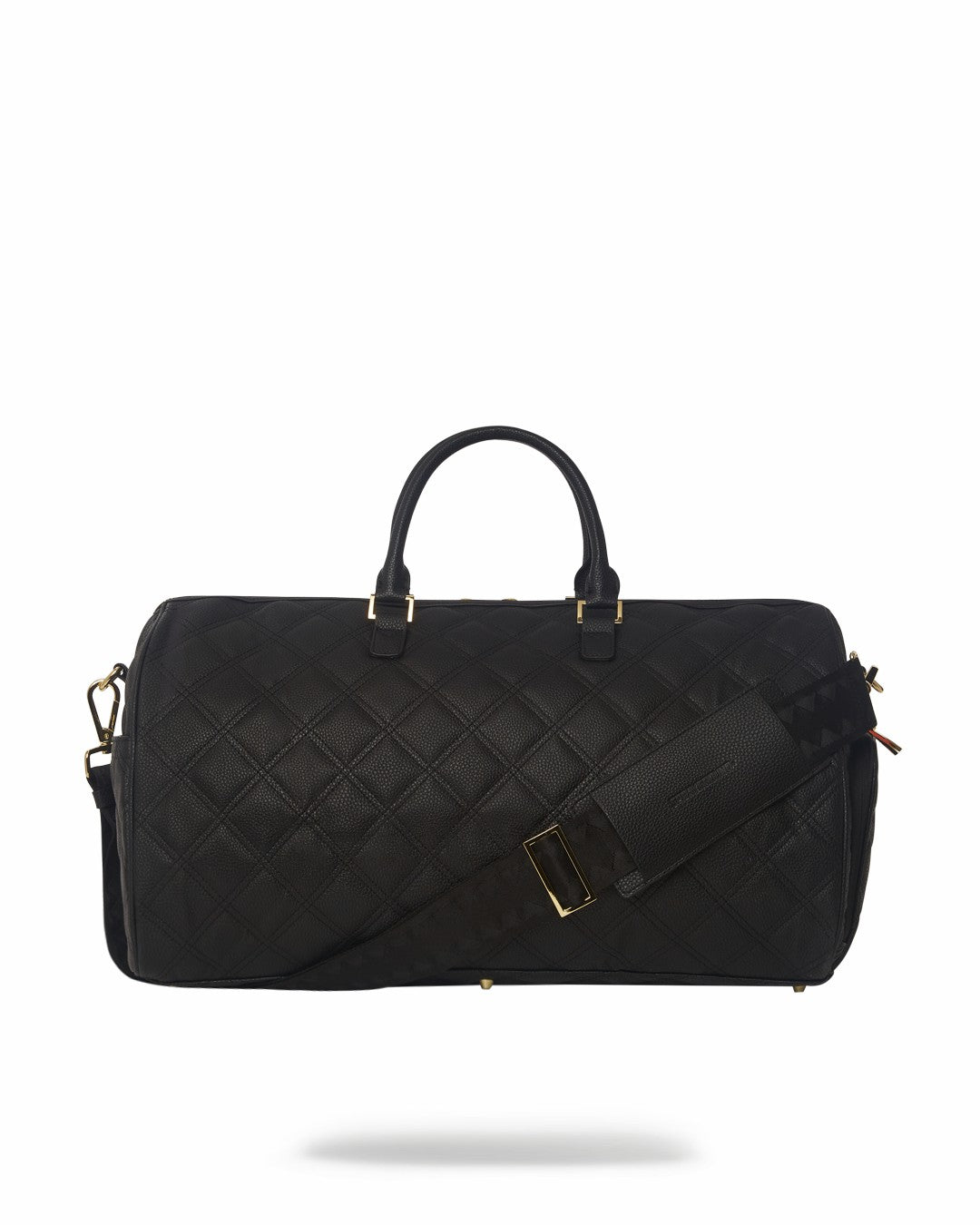 NOIR QUILT GOLD CHAIN SHARK DUFFLE | Sprayground Discount