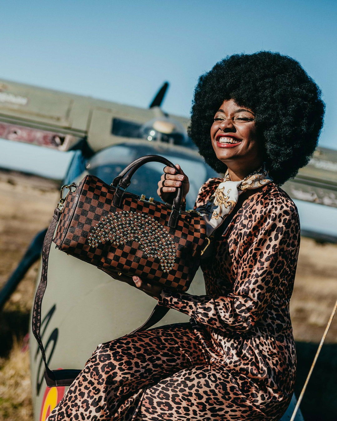 SHARKS IN PARIS POLARIS MINI DUFFLE | Sprayground Clearance
