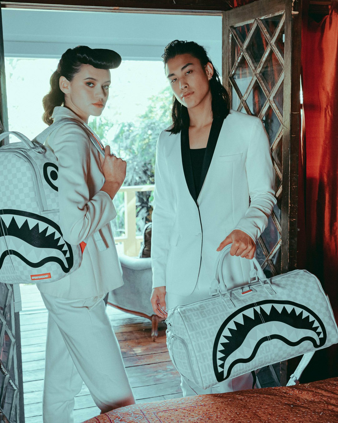 SPLIT THE CHECK (PEARL) DUFFLE | Sprayground Online