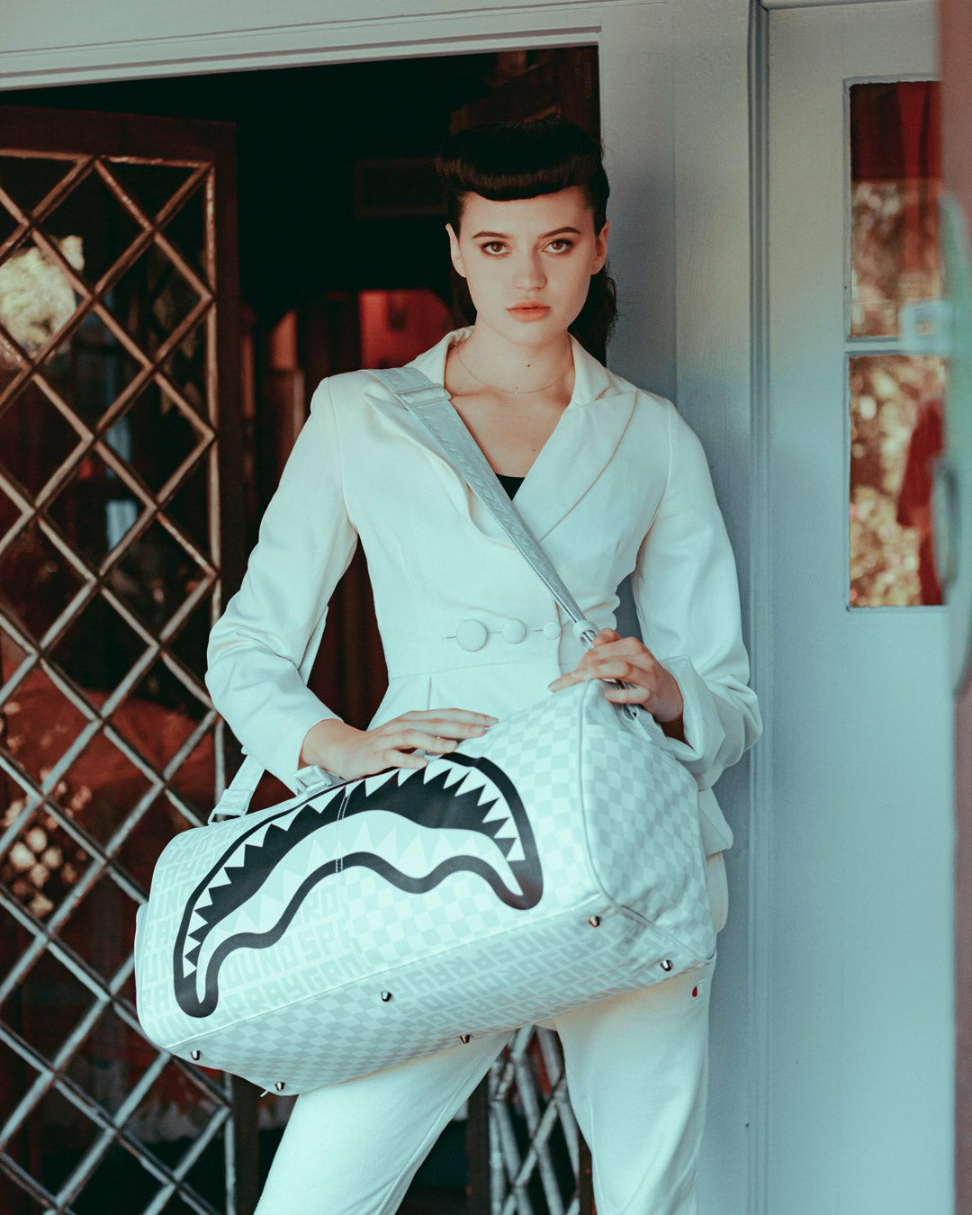 SPLIT THE CHECK (PEARL) DUFFLE | Sprayground Online