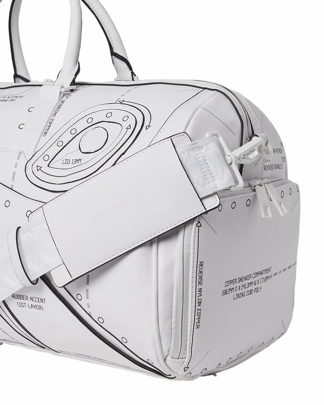 TECHNICAL CUT & SHARK DUFFLE | Sprayground for sale