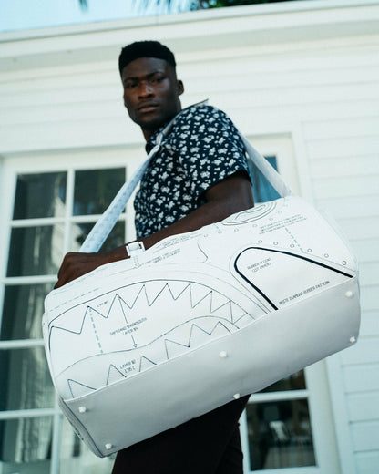 TECHNICAL CUT & SHARK DUFFLE | Sprayground for sale