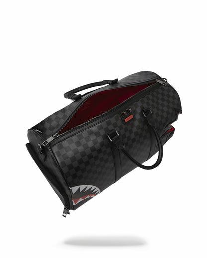 SHARK BITE SHARKS IN PARIS GRAY DUFFLE | Sprayground Online