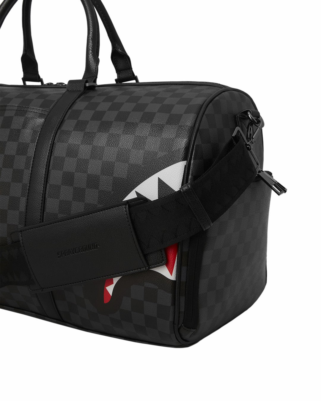 SHARK BITE SHARKS IN PARIS GRAY DUFFLE | Sprayground Online