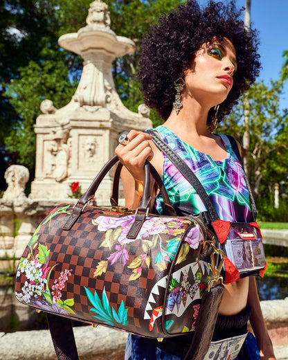 GARDEN OF SHARKS MINI DUFFLE | Sprayground for sale