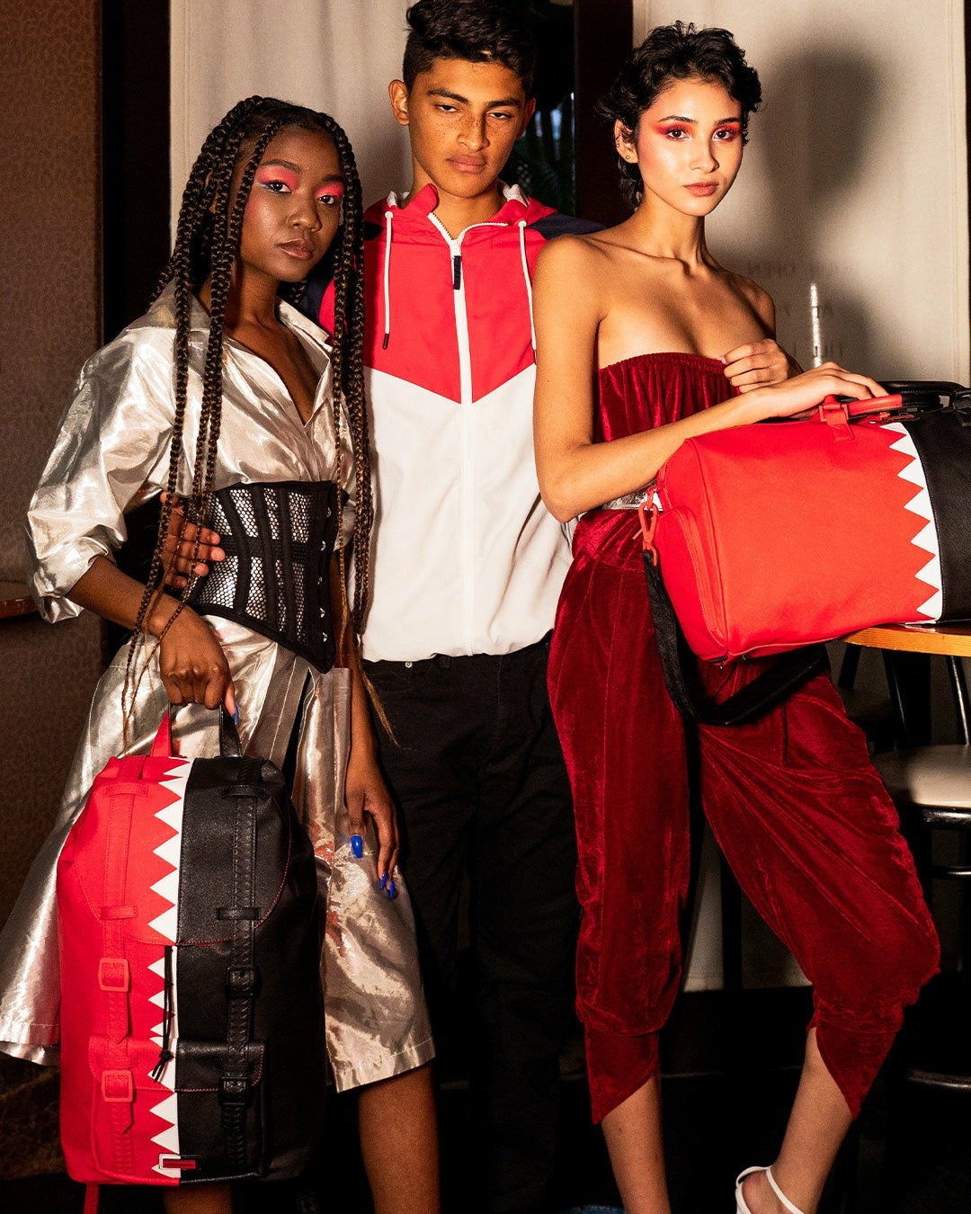 VERTICAL SHARK CUT & SEW DUFFLE | Sprayground Near Me