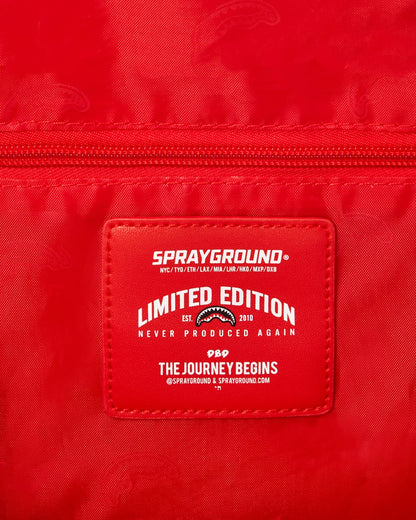 SHARK CHECK (WHITE) DUFFLE | Sprayground sale