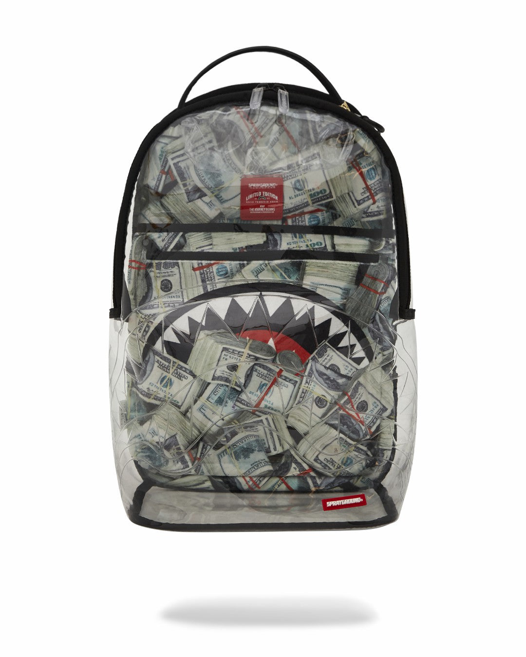 CLEAR BACKPACK - MONEY CHOMP | Sprayground for sale