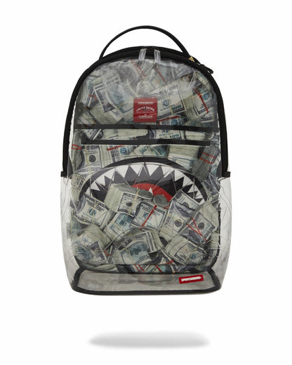 CLEAR BACKPACK - MONEY CHOMP | Sprayground for sale