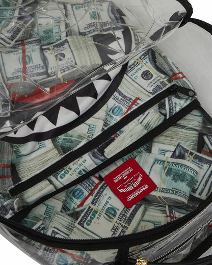 CLEAR BACKPACK - MONEY CHOMP | Sprayground for sale