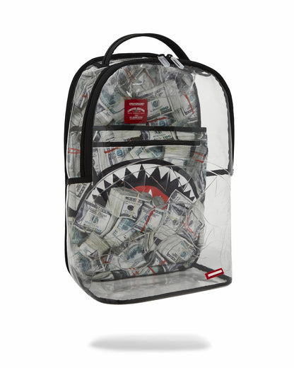 CLEAR BACKPACK - MONEY CHOMP | Sprayground for sale