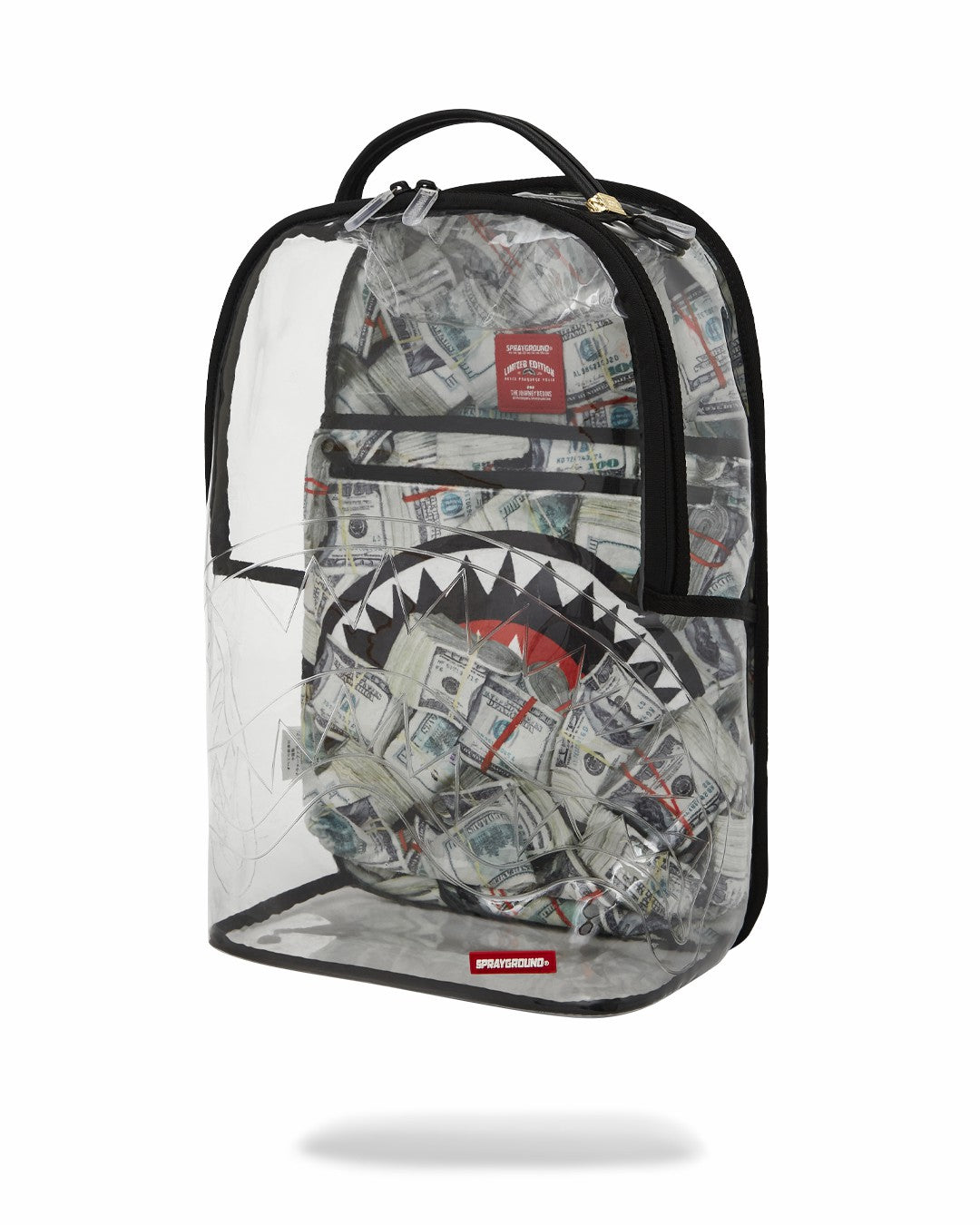 CLEAR BACKPACK - MONEY CHOMP | Sprayground for sale