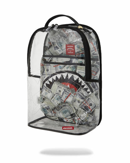 CLEAR BACKPACK - MONEY CHOMP | Sprayground for sale