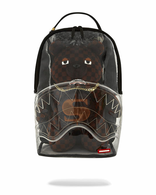 CLEAR BACKPACK - SHARKS IN PARIS BEAR | Sprayground Clearance