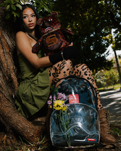 CLEAR BACKPACK - SHARKS IN PARIS BEAR | Sprayground Clearance