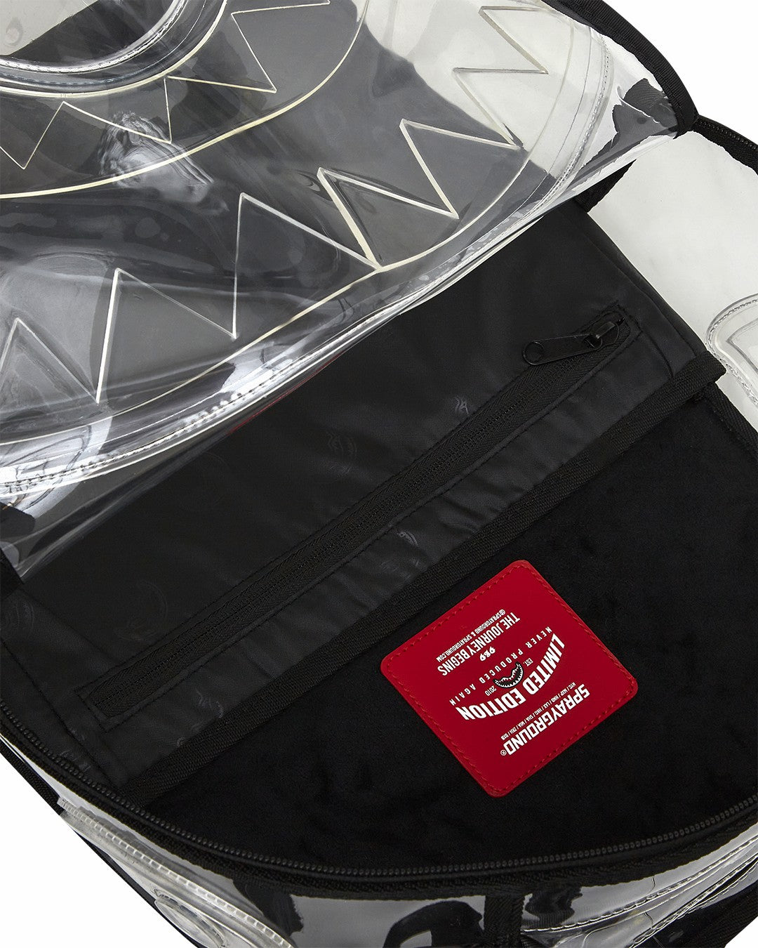 CLEAR BACKPACK - SHARKS IN PARIS BEAR | Sprayground Clearance