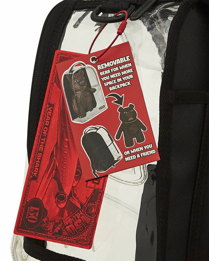 CLEAR BACKPACK - SHARKS IN PARIS BEAR | Sprayground Clearance