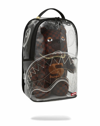 CLEAR BACKPACK - SHARKS IN PARIS BEAR | Sprayground Clearance