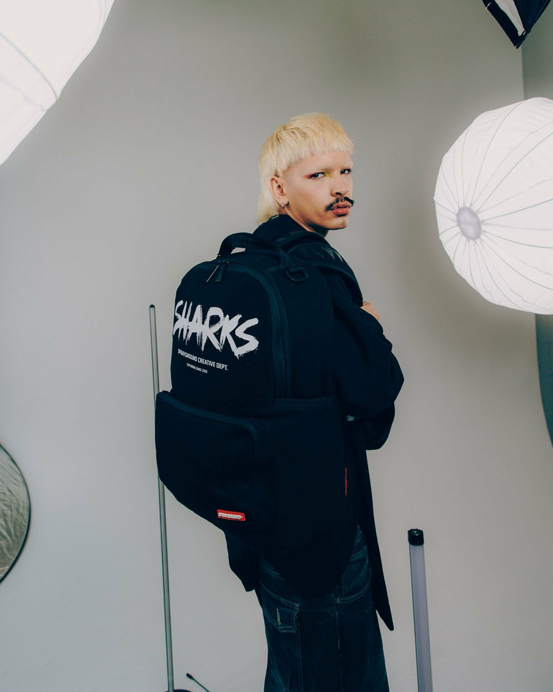 SHARKS CREATIVE DEPT CARGO HERO BACKPACK | Sprayground Online