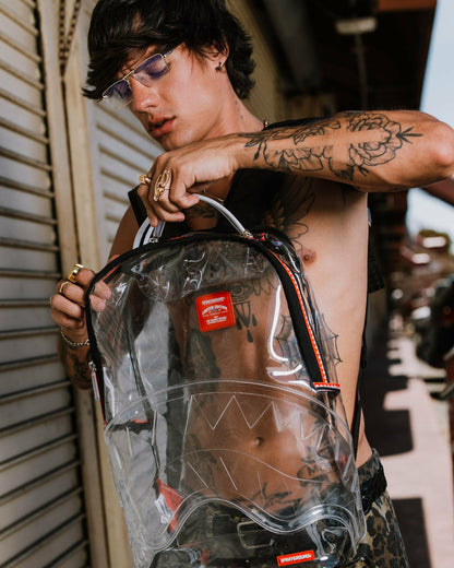 100% CLEAR BACKPACK SHARK | Sprayground Discount