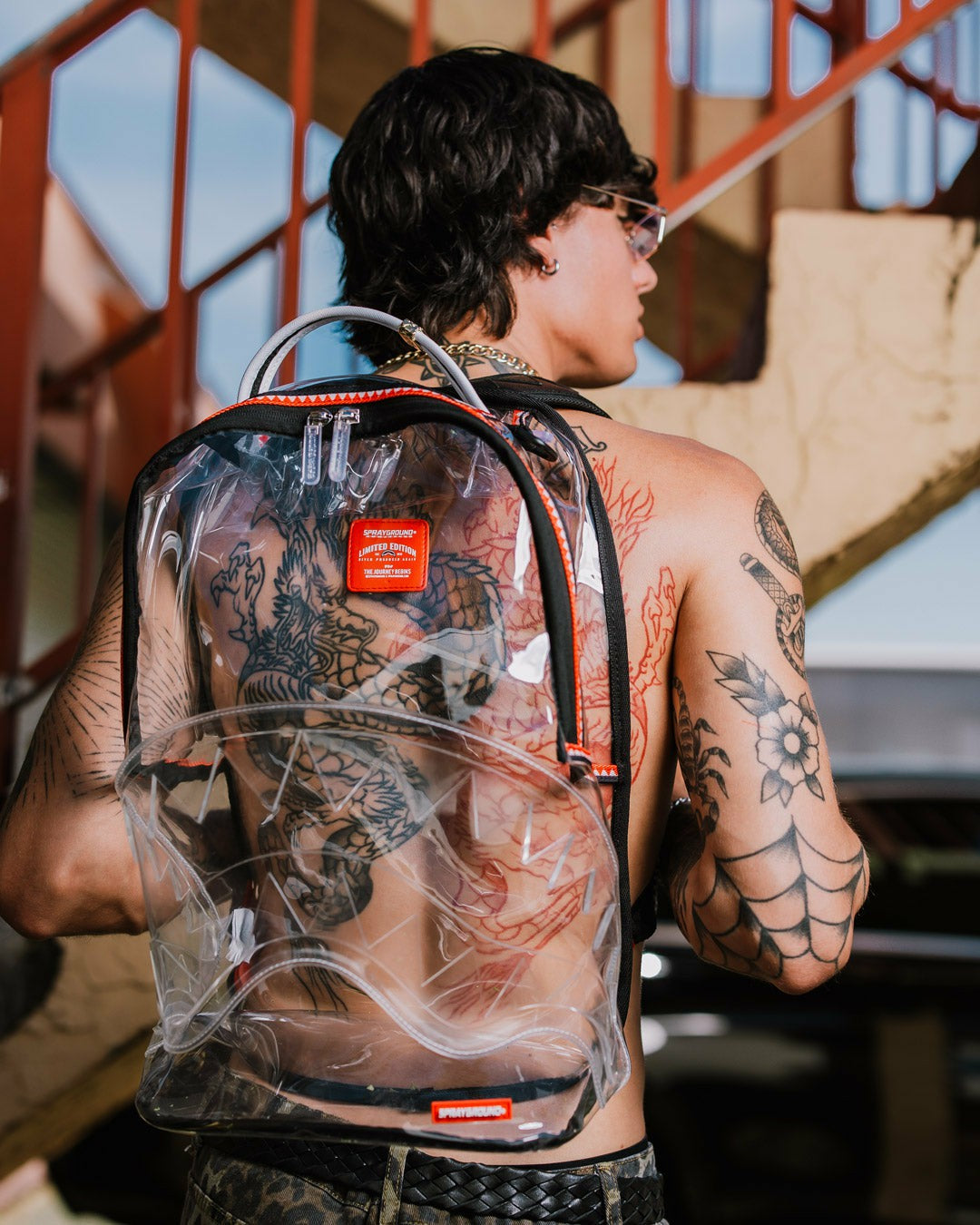 100% CLEAR BACKPACK SHARK | Sprayground Discount