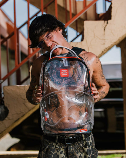 100% CLEAR BACKPACK SHARK | Sprayground Discount