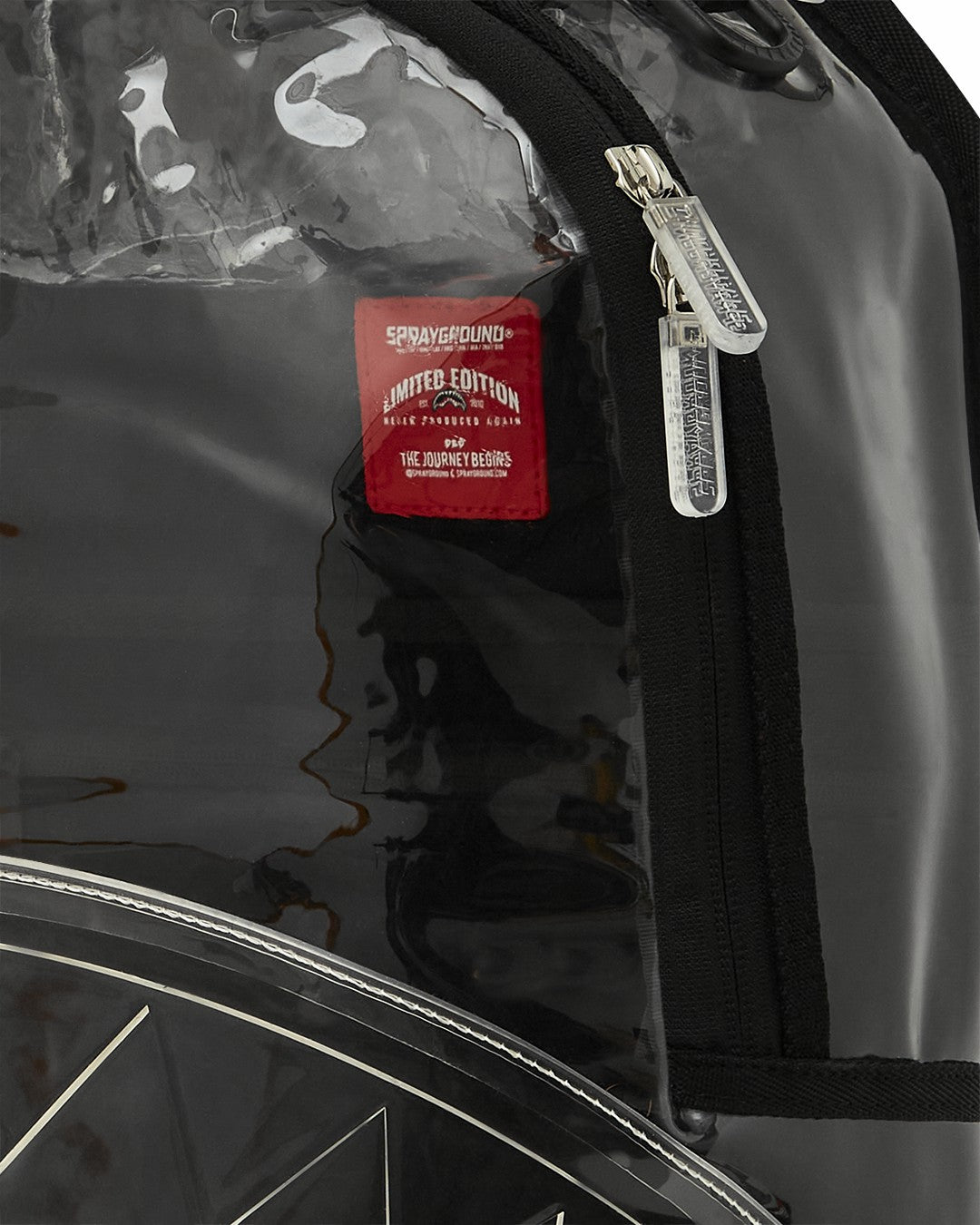 CLEAR BACKPACK - SHARK CENTRAL | Sprayground for sale
