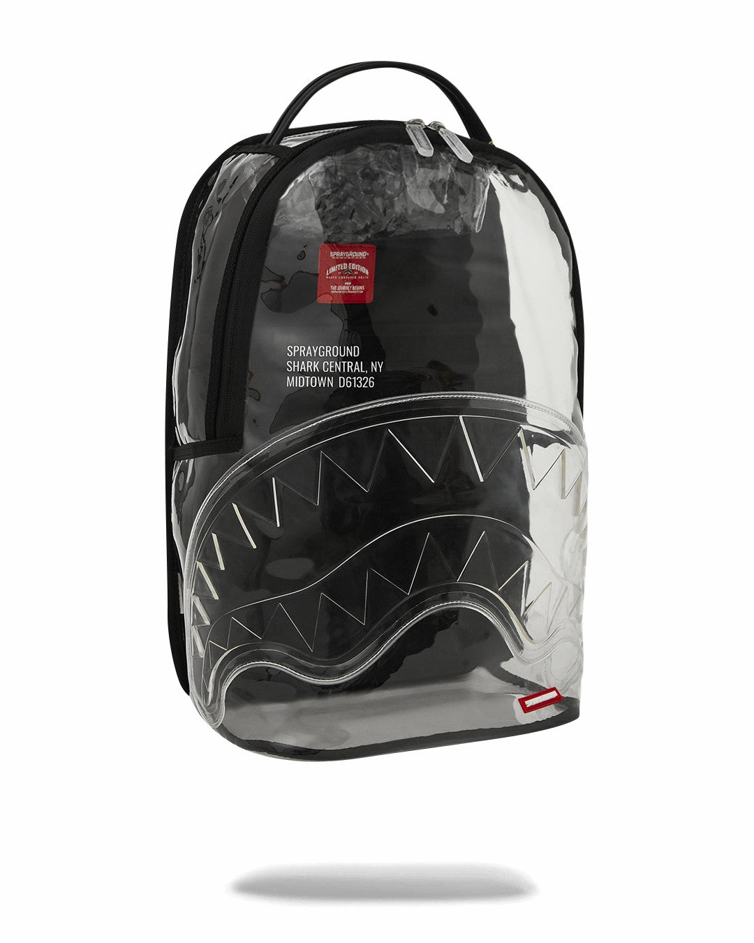 CLEAR BACKPACK - SHARK CENTRAL | Sprayground for sale