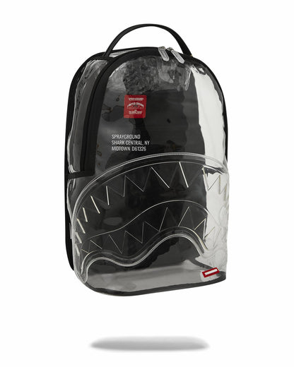 CLEAR BACKPACK - SHARK CENTRAL | Sprayground for sale
