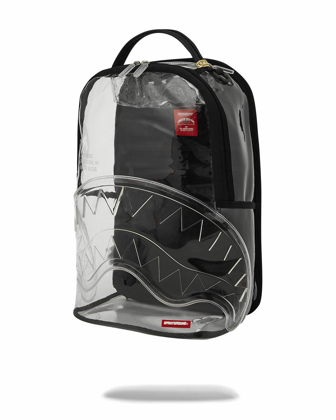 CLEAR BACKPACK - SHARK CENTRAL | Sprayground for sale