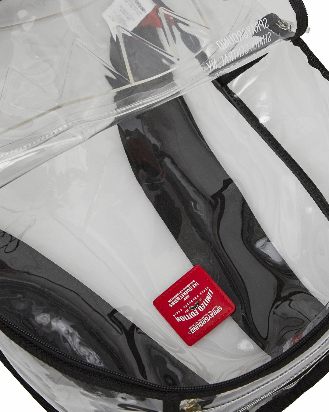 100% CLEAR BACKPACK - SHARK CENTRAL | Sprayground Clearance