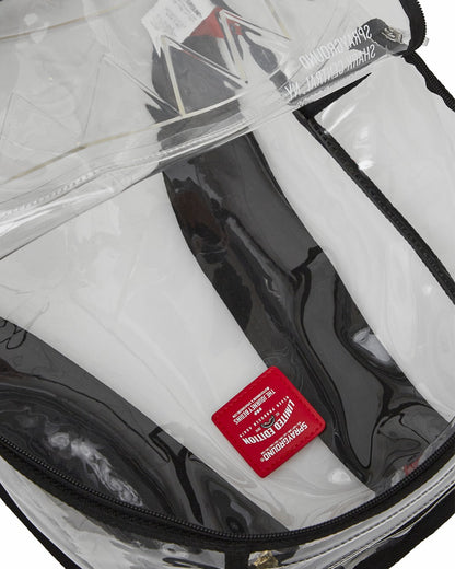 100% CLEAR BACKPACK - SHARK CENTRAL | Sprayground Clearance